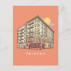 FRIENDS™   Het Apartementengebouw van Monica Briefkaart