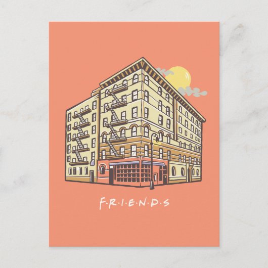 FRIENDS™ | Het Apartementengebouw van Monica Briefkaart (Voorkant)