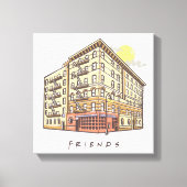FRIENDS™ | Het Apartementengebouw van Monica Canvas Afdruk (Voorkant)