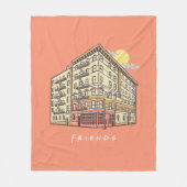 FRIENDS™ | Het Apartementengebouw van Monica Fleece Deken (Voorkant)