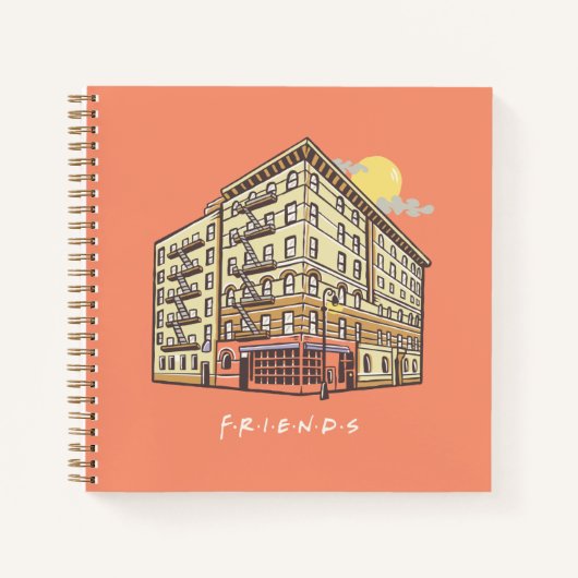 FRIENDS™ | Het Apartementengebouw van Monica Notitieboek (Voorkant)