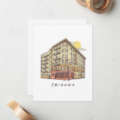 FRIENDS™ | Het Apartementengebouw van Monica Notitiekaartje (Voorkant / Achterkant in situ)