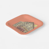 FRIENDS™ | Het Apartementengebouw van Monica Papieren Bordje (Gebogen)