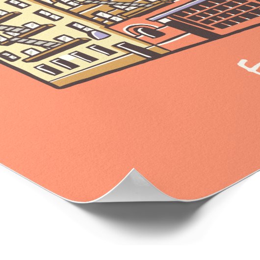 FRIENDS™ | Het Apartementengebouw van Monica Poster (Hoek)