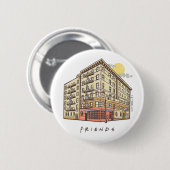 FRIENDS™ | Het Apartementengebouw van Monica Ronde Button 5,7 Cm (Voorkant /achterkant)