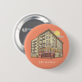FRIENDS™ | Het Apartementengebouw van Monica Ronde Button 5,7 Cm (Voorkant /achterkant)