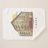 FRIENDS™ | Het Apartementengebouw van Monica Sherpa Deken (Voorkant (horizontaal))