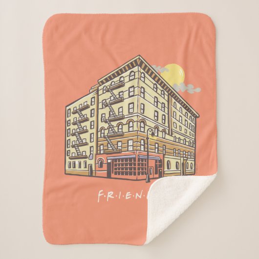 FRIENDS™ | Het Apartementengebouw van Monica Sherpa Deken (Voorkant)
