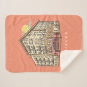 FRIENDS™ | Het Apartementengebouw van Monica Sherpa Deken (Voorkant (horizontaal))