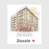 FRIENDS™ | Het Apartementengebouw van Monica Sticker (Vel)