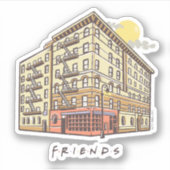 FRIENDS™ | Het Apartementengebouw van Monica Sticker (Voorkant)