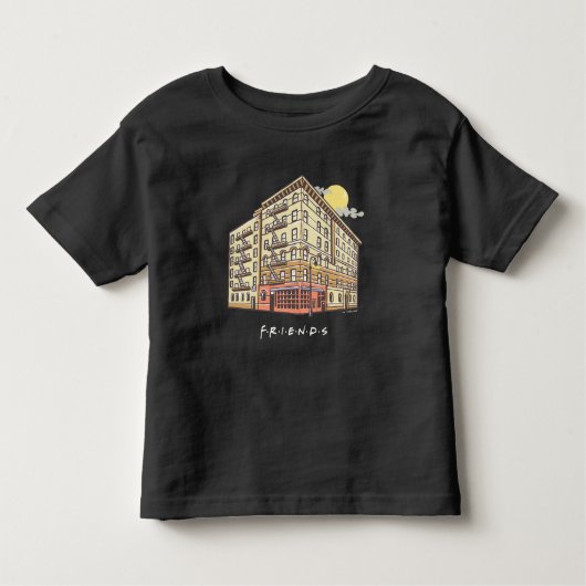 FRIENDS™ | Het Apartementgebouw 2 van Monica Kinder Shirts (Voorkant)