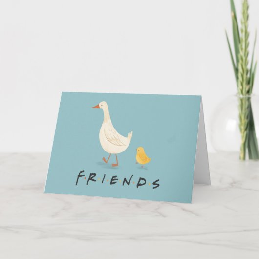 FRIENDS™ | Het Kuiken en de Eend Kaart (Voorkant)