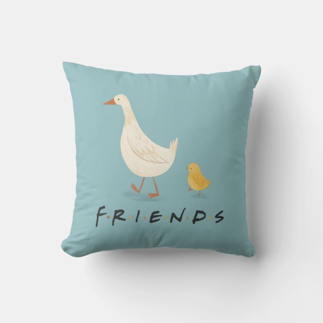 FRIENDS™ | Het Kuiken en de Eend Kussen (Voorkant)