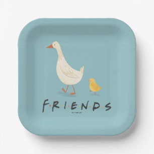 FRIENDS™ Het Kuiken en de Eend Papieren Bordje