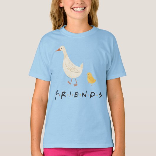 FRIENDS™ | Het Kuiken en de Eend T-shirt (Voorkant)