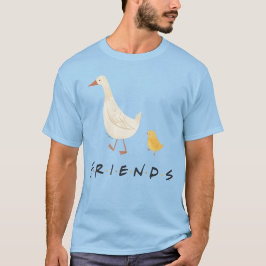 FRIENDS™ | Het Kuiken en de Eend T-shirt (Voorkant)