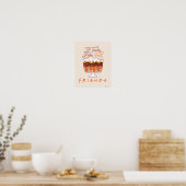 FRIENDS™ | Het smaakt naar voeten! Poster (Keuken)