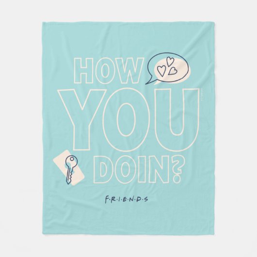 FRIENDS™ | Hoe doe je dat? Fleece Deken (Voorkant)