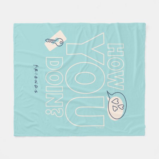 FRIENDS™ | Hoe doe je dat? Fleece Deken (Voorkant (Horizontaal))