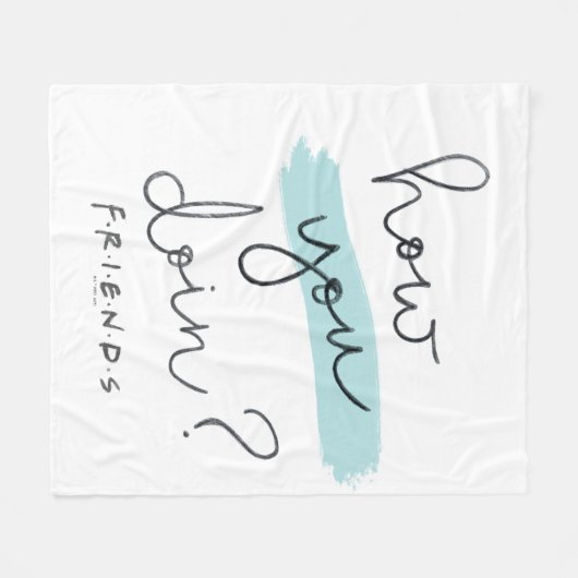FRIENDS™ | Hoe doe je dat? Fleece Deken (Voorkant (Horizontaal))
