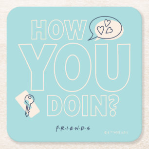 FRIENDS™   Hoe doe je dat? Kartonnen Onderzetters