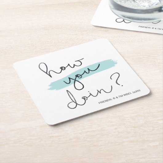 FRIENDS™ | Hoe doe je dat? Kartonnen Onderzetters (Schuin)