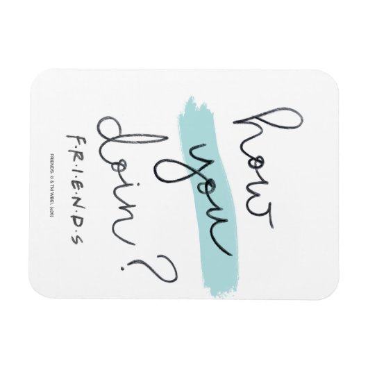 FRIENDS™ | Hoe doe je dat? Magneet (Horizontaal)