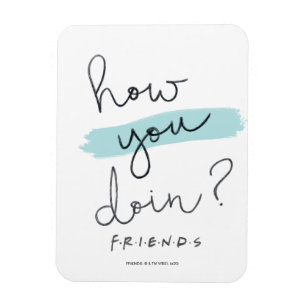 FRIENDS™   Hoe doe je dat? Magneet