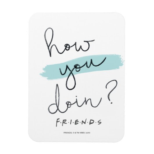 FRIENDS™ | Hoe doe je dat? Magneet (Verticaal)