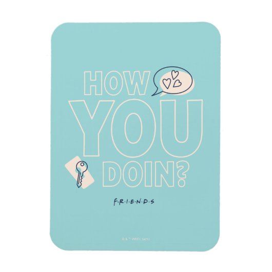 FRIENDS™ | Hoe doe je dat? Magneet (Verticaal)