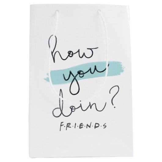 FRIENDS™ | Hoe doe je dat? Medium Cadeauzakje (Voorkant)