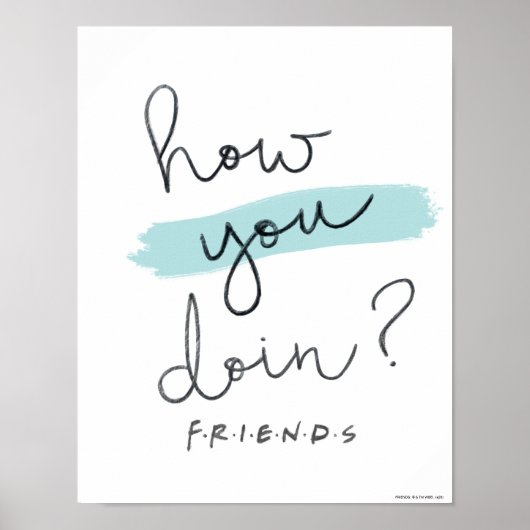FRIENDS™ | Hoe doe je dat? Poster (Voorkant)