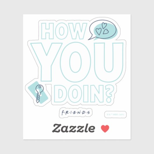 FRIENDS™ | Hoe doe je dat? Sticker (Vel)