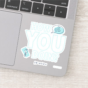 FRIENDS™ Hoe doe je dat? Sticker