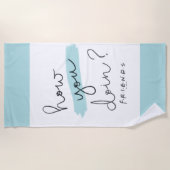 FRIENDS™ | Hoe doe je dat? Strandlaken (Voorkant)