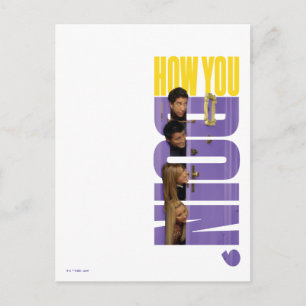 FRIENDS™ Hoe gaat het ermee Briefkaart