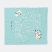 FRIENDS™ | Hoe gaat het ermee? Fleece Deken (Voorkant (Horizontaal))