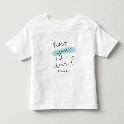 FRIENDS™ | Hoe gaat het ermee? Kinder Shirts (Voorkant)