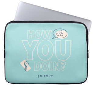 FRIENDS™ Hoe gaat het ermee? Laptop Sleeve