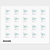 FRIENDS™ | Hoe gaat het ermee? Vierkante Sticker (Vel)