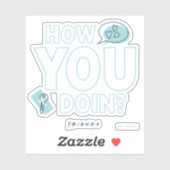 FRIENDS™ | Hoe gaat het? Sticker (Vel)