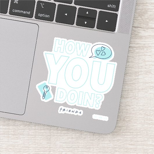 FRIENDS™ | Hoe gaat het? Sticker (Detail)