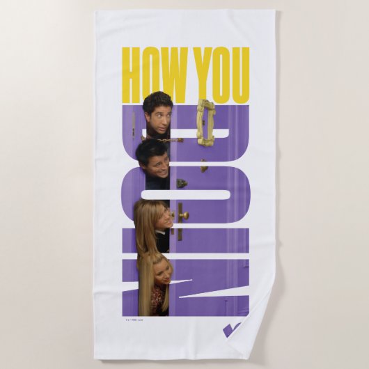 FRIENDS™ | Hoe je het doet Strandlaken (Voorkant)