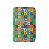 FRIENDS™ | Hoe je het levendige patroon doet Badmat (Voorkant Verticaal)