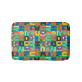 FRIENDS™ | Hoe je het levendige patroon doet Badmat (Voorkant)