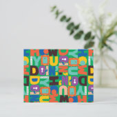 FRIENDS™ | Hoe je het levendige patroon doet Briefkaart (Staand voorkant)