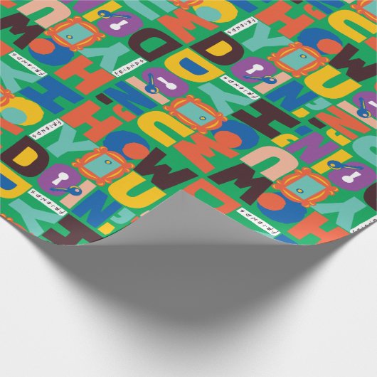 FRIENDS™ | Hoe je het levendige patroon doet Cadeaupapier (Hoek)