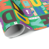 FRIENDS™ | Hoe je het levendige patroon doet Cadeaupapier (Rol Hoek)