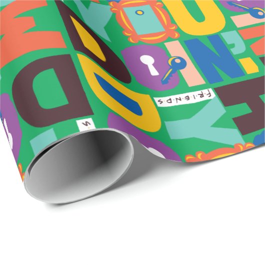 FRIENDS™ | Hoe je het levendige patroon doet Cadeaupapier (Rol Hoek)